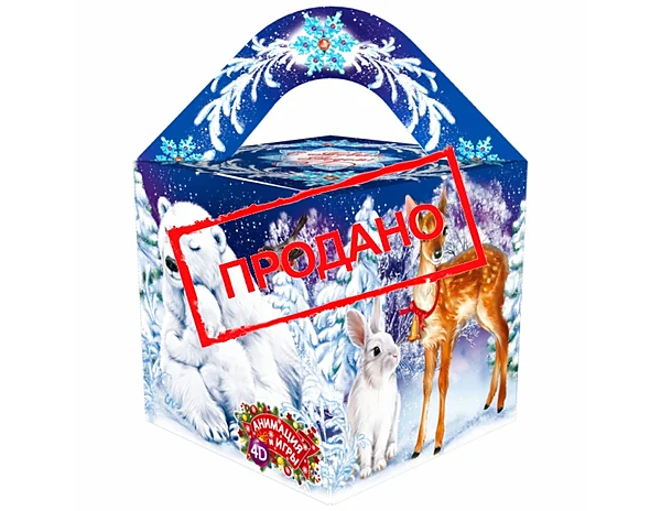 «Новогодний» мешок с конфетами